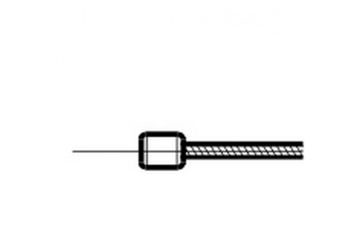 Cablu acceleratie ciclomotor 130cm (punga 50 buc-pret/1buc)